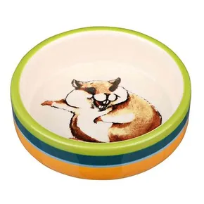 Miska ceramiczna z motywem chomika 80 ml/ 8 cm